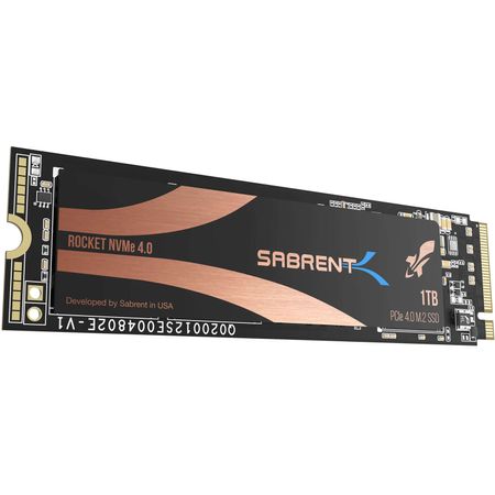 Ssd Interno Sabrent Rocket Nvme Pcie 4.0 M.2 2280 de 1Tb 1574321-REG