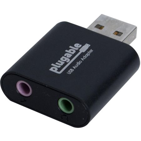Adaptador de Audio Usb a Plugable con Entrada y Salida de 3.5Mm 1726919-REG