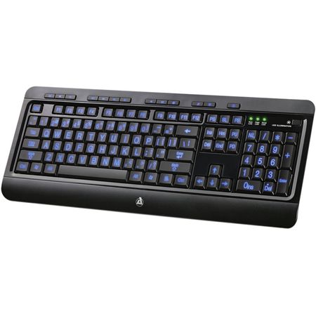 Teclado Usb Azio Kb505U con Led de Tres Colores y Letras Grandes 1075525-REG