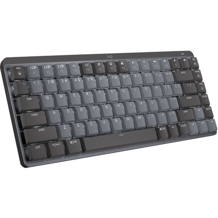 Teclado Inalámbrico Mecánico Logitech Mx Mini Gris con Clic 1703338-REG