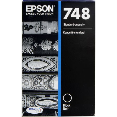 Cartucho de Tinta Negra Epson Durabrite Pro 748 de Capacidad Estándar 1208619-REG
