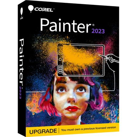Actualización de Corel Painter 2023 Edición de Actualización Caja con Código de Descarga 1717297-REG