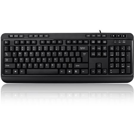 Teclado Multimedia Adesso Easytouch 132 con Hub Usb de 3 Puertos Negro 1389581-REG