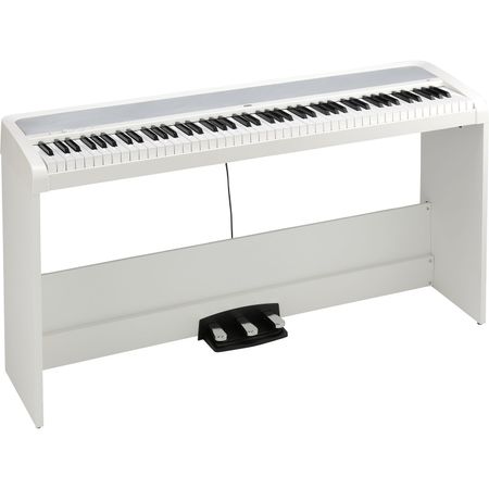 Piano Digital Korg B2Spwh de 88 Teclas con Soporte y Sistema de Tres Pedales Blanco 1476294-REG