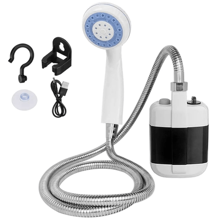 Ducha Portátil para Acampar al Aire Libre Recargable USB