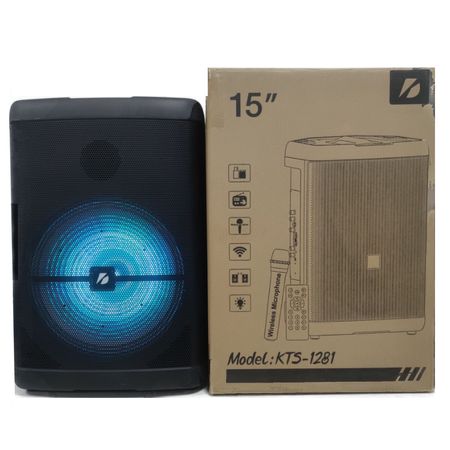 Parlante Bluetooth con Microfono Inalambrico Negro