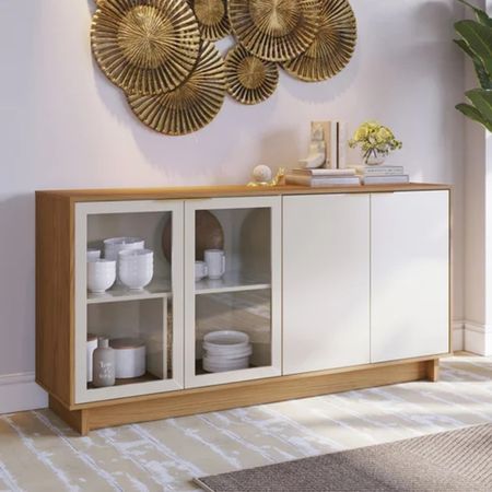 Aparador Vajillero Moderno Willy 160cm Blanco