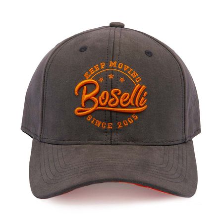 Gorra Boselli 3B003 Cuero Color Gris 1019261