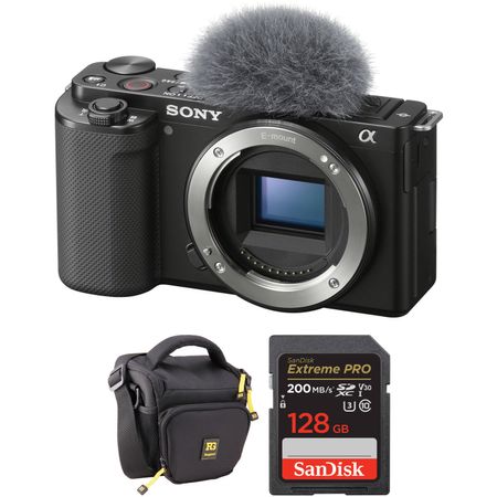 Cámara Mirrorless Sony Zv E10 y Kit con Estuche Negro 1738754-REG