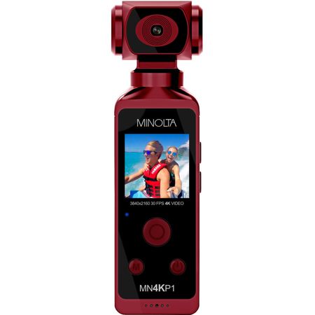 Cámara Compacta Minolta Mn4Kp1 Uhd 4K Roja 1732599-REG