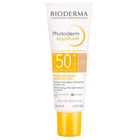 Protector Solar Bioderma Photoderm Aquafluide Light SPF 50+ - Tubo 40 ML
