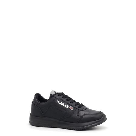 Zapatillas Escolares de Cuero para Niños Par&ss CE23-2508J Negro Talla 38