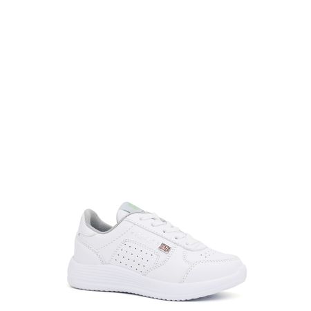 Zapatillas Escolares de Cuero para Niños Par&ss CE23-191N Blanco Talla 28