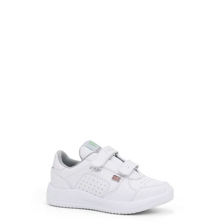 Zapatillas Escolares de Cuero para Niños Par&ss CE23-190N Blanco Talla 28
