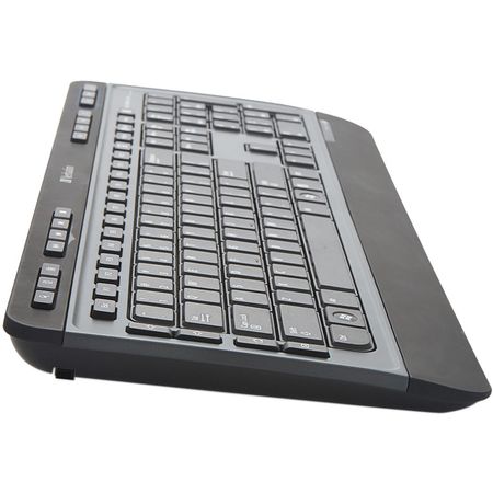 Teclado y Ratón Inalámbricos Verbatim Multimedia con 6 Botones Negro 1405527-REG