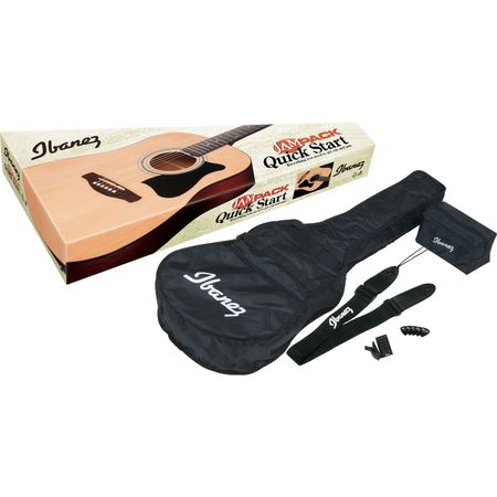 Paquete de Guitarra Acústica Ibanez Ijv50 Jampack Natural 1161375-REG