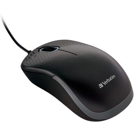Mouse Óptico con Cable Verbatim Silent Negro 1405528-REG
