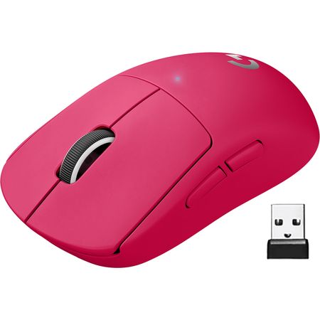 Mouse Inalámbrico para Gaming Logitech G Pro X Superlight Rosa 1689557-REG