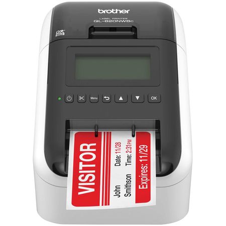 Impresora de Etiquetas Inalámbrica de Alta Velocidad Brother Ql 820Nwbc para Profesionales 1748826-REG