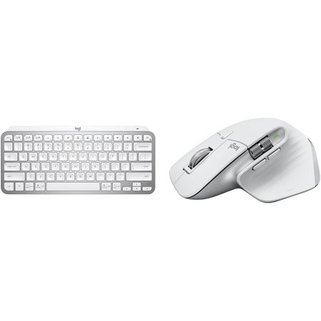 Set de Teclado Inalámbrico Logitech Mx Keys Mini y Mouse Mx Master 3S Gris Pálido 1708315-REG