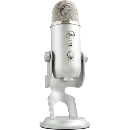 Micrófono Usb Blue Yeti Plata 857749-REG