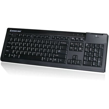 Teclado Iogear de 104 Teclas con Lector de Tarjetas Inteligentes Integrado 833407-REG