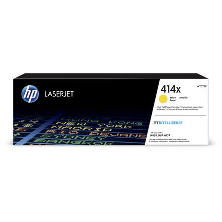 Cartucho de Tóner Hp Laserjet de Alta Capacidad 414X Amarillo 1499998-REG