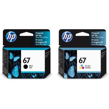 Set de Cartuchos de Tinta Hp 67 de Capacidad Estándar para Impresoras Todo en Uno Envy 6055 y 6455 1612547-REG