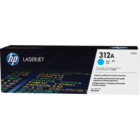 Cartucho de Tóner Hp Laserjet 312A Cyan 1086424-REG