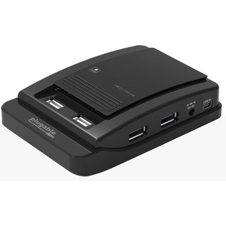 Hub Usb a 2.0 Plugable de 7 Puertos con Adaptador de Corriente de 15W 1726907-REG
