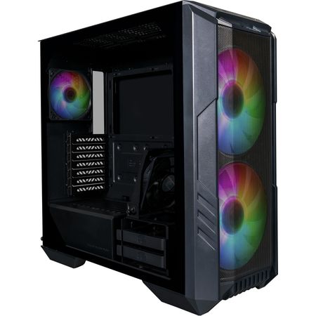Carcasa para Juegos de Torre Media Cooler Master Haf 500 Negro 1737183-REG