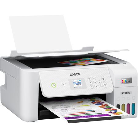 Impresora Multifunción Epson Ecotank Et 2800 Wireless Color sin Cartuchos Supertank en Blanco 1644216-REG