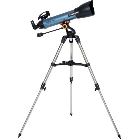 Telescopio Refractor Celestron Inspire 100Az de 100Mm F 6.6 en Sistema Alt Az 1248236-REG