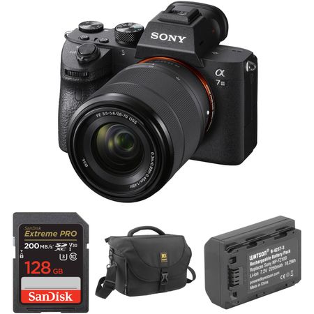 Cámara Sony A7 Iii sin Espejo con Lente de 28 70 Mm y Kit de Accesorios 1444248-REG