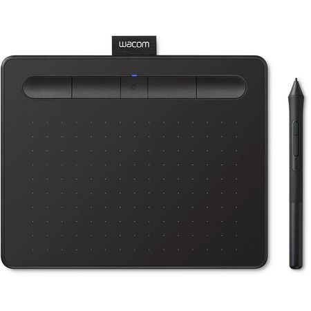 Tableta de Pintura Digital Intuos de Wacom con Bluetooth Pequeña Negra 1386907-REG