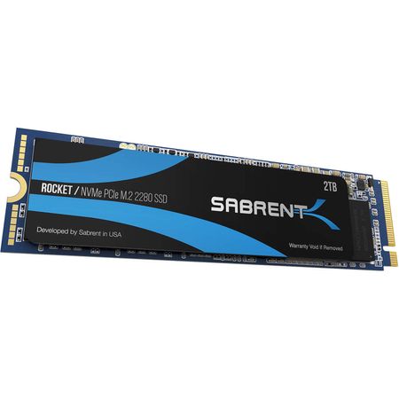 Ssd Interno de Alto Rendimiento Sabrent 2Tb Rocket Nvme Pcie M.2 2280 1463994-REG