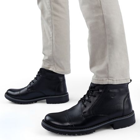 Botines para Hombre de Cuero CONTERS JA23-JG2026 Negro Talla 38