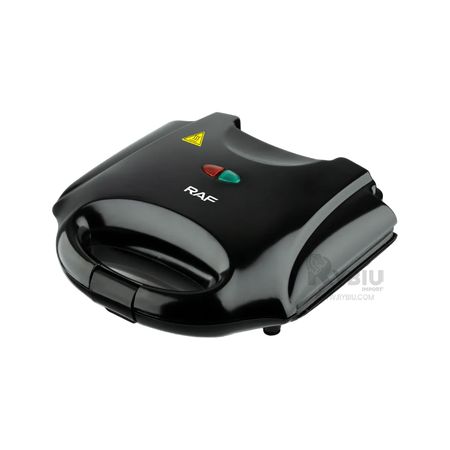 Waflera Doble Color Negro con Potencia 750w