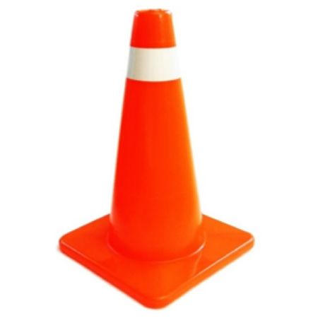 Cono Mix Safety Naranja 28 Pulg con Cinta Superior