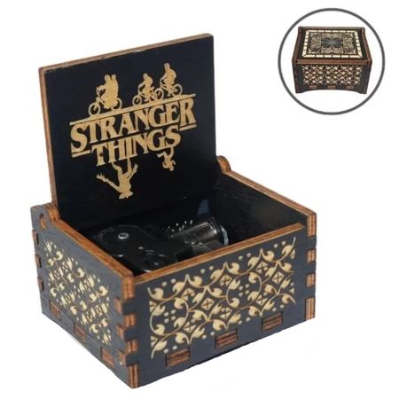 Caja Musical Stranger Things Regalos Serie de Netflix Millie Bobby