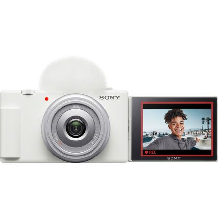Cámara de Vlogging Sony Zv 1F Blanca 1730531-REG