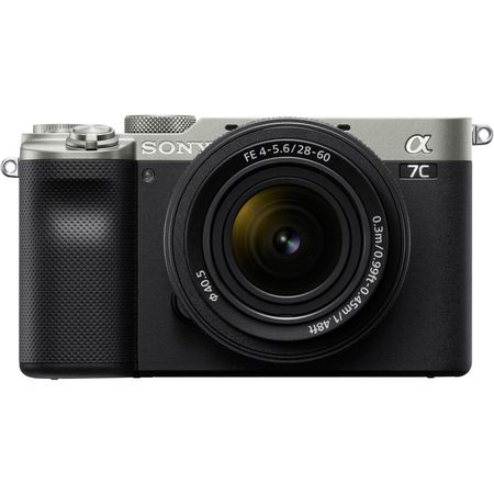 Cámara Mirrorless Sony A7C con Lente de 28 60Mm Plateada 1594030-REG