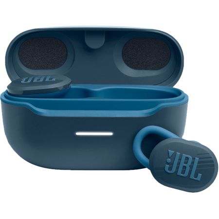 Auriculares Deportivos Inalámbricos en La Oreja Jbl Endurance Race Tws True Wireless Azul 1657600-REG