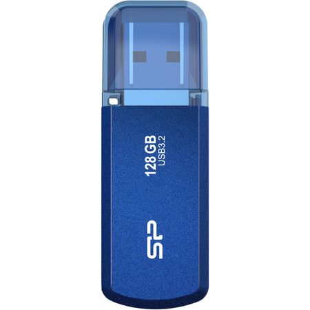 Unidad Flash Usb 3.2 Silicon Power Helios 202 de 128Gb Azul 1682807-REG