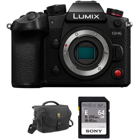 Kit de Cámara sin Espejo Panasonic Lumix Gh6 Y Bolso 1756119-REG