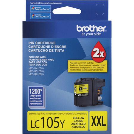 Cartucho de Tinta Brother Lc105 Innobella Super High Yield Xxl Amarillo 907392-REG