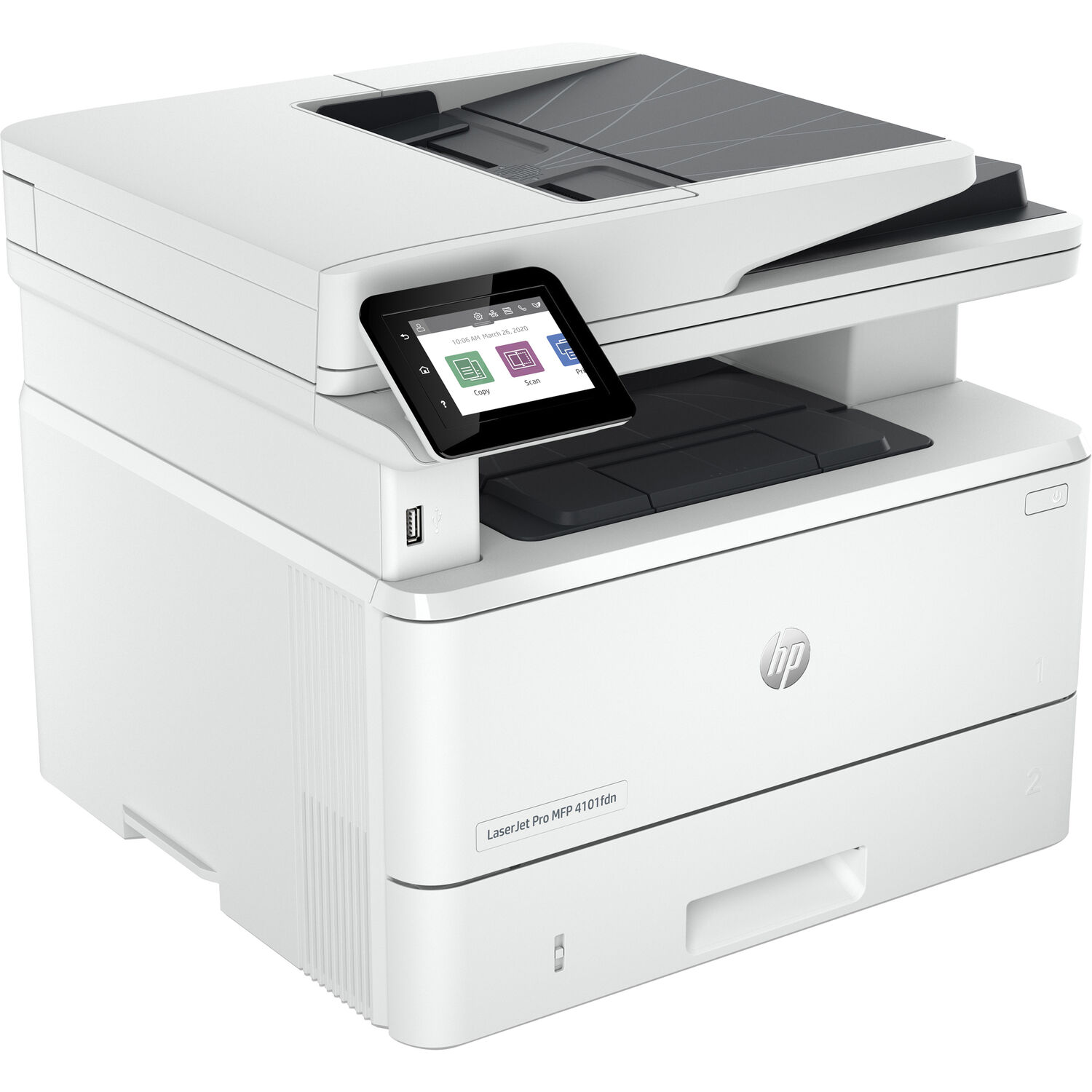 Impresora Multifuncional Hp Laserjet Pro Mfp 4101Fdn en Blanco Y Negro Todo en Uno