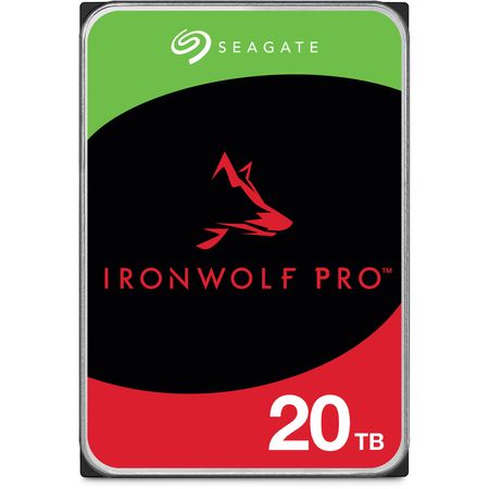 Disco Duro Interno Seagate Ironwolf Pro 20Tb Sata Iii 7200 Rpm 3.5 para Nas Cmr 1760986-REG