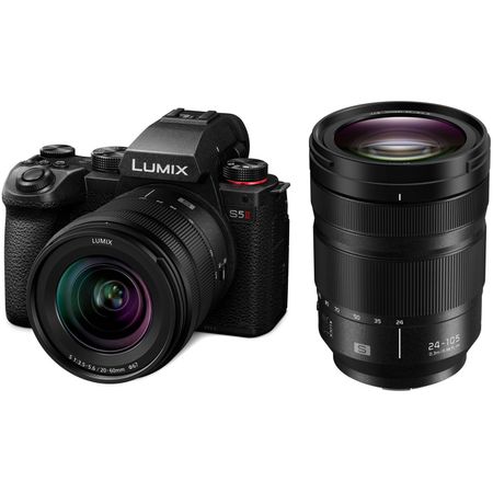 Kit de Cámara sin Espejo Panasonic Lumix S5 Ii con Lentes de 20 60Mm Y 24 105Mm 1766380-REG