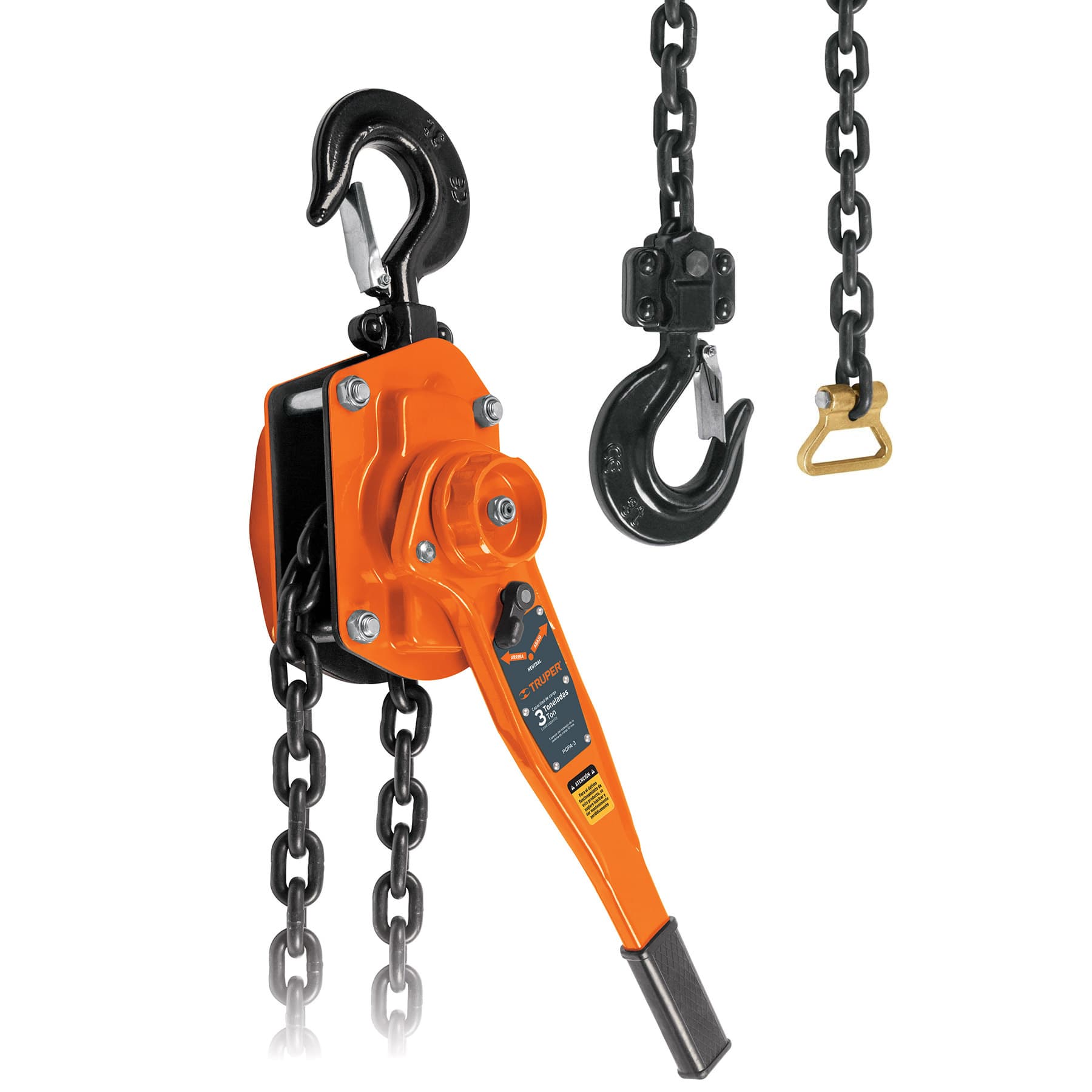 Tecle Con Ratchet De 3 Toneladas Truper 16843